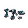 Makita DLX2418TJ - DHP486 Accuklopboormachine + DTD153 Accu Slagschroevendraaier 18 Volt  3x 5,0 Ah Li-ion - 2