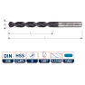 Rotec 112.0470C HSS-E spiraalboor, DIN338, type TLS1000, TiAlN, Ø4,7 - 1